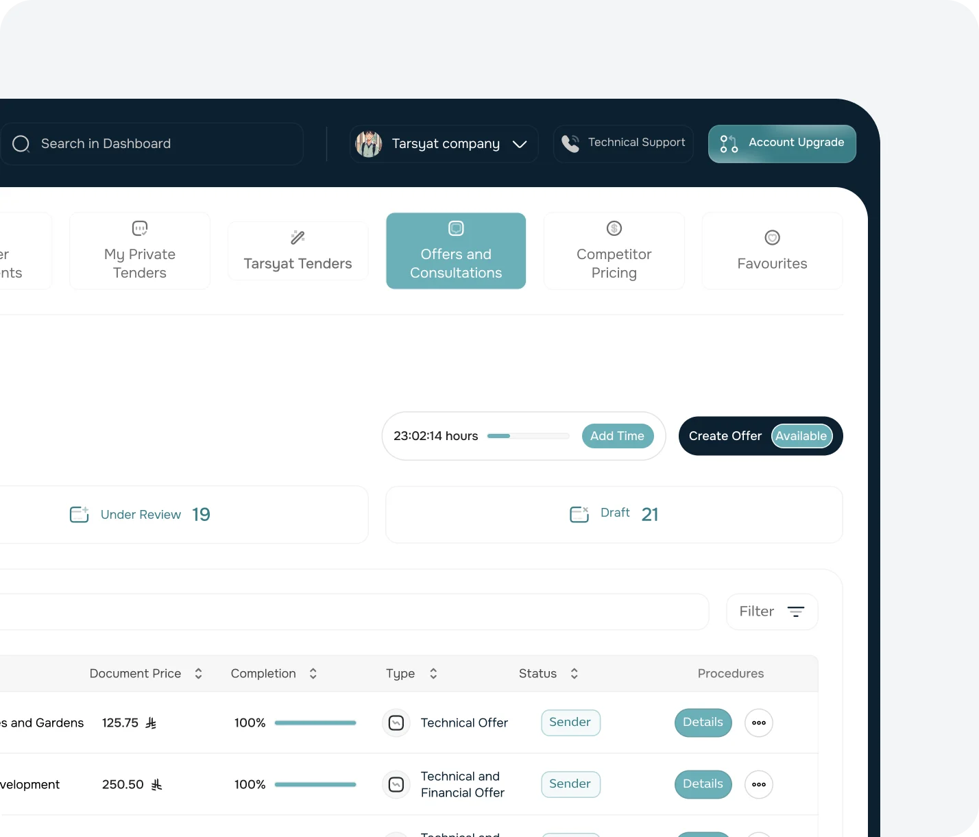 TRSYAT Dashboard